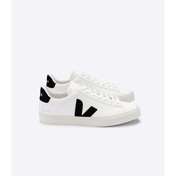 Veja CAMPO CHROMEFREE Low Tops Sneakers Női White/Black | HU 592LIS